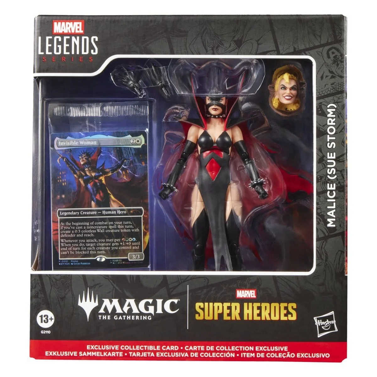 Marvel Legends Magic: The Gathering Marvel Super Heroes Malice (Sue Storm) Figur 15 cm 1 Hasbro Magic The Gathering: Marvel Super Heroes Marvel Legends Action Figure Fantastic Four Malice (Sue Storm) 15 cm bilde 5