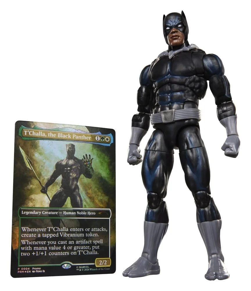 Marvel Legends Magic: The Gathering Marvel Super Heroes Black Panther Figur 15 cm 3 Hasbro Magic The Gathering: Marvel Super Heroes Marvel Legends Action Figure Black Panther 15 cm