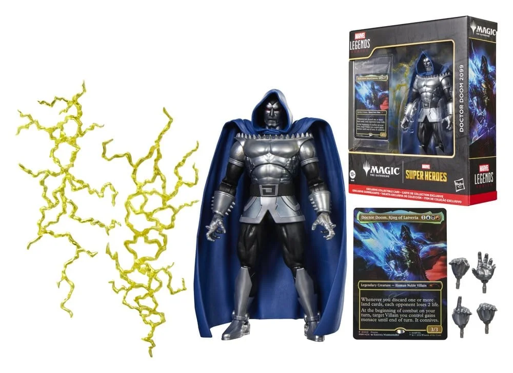 Marvel Legends Magic: The Gathering Marvel Super Heroes Doctor Doom 2099 Figur 15 cm 4 Hasbro Magic The Gathering: Marvel Super Heroes Marvel Legends Action Figure Doctor Doom 2099 15 cm bilde 3