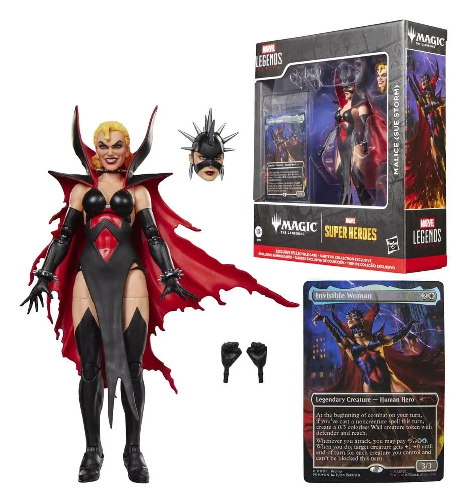 Marvel Legends Magic: The Gathering Marvel Super Heroes Malice (Sue Storm) Figur 15 cm 4 Hasbro Magic The Gathering: Marvel Super Heroes Marvel Legends Action Figure Fantastic Four Malice (Sue Storm) 15 cm bilde 3