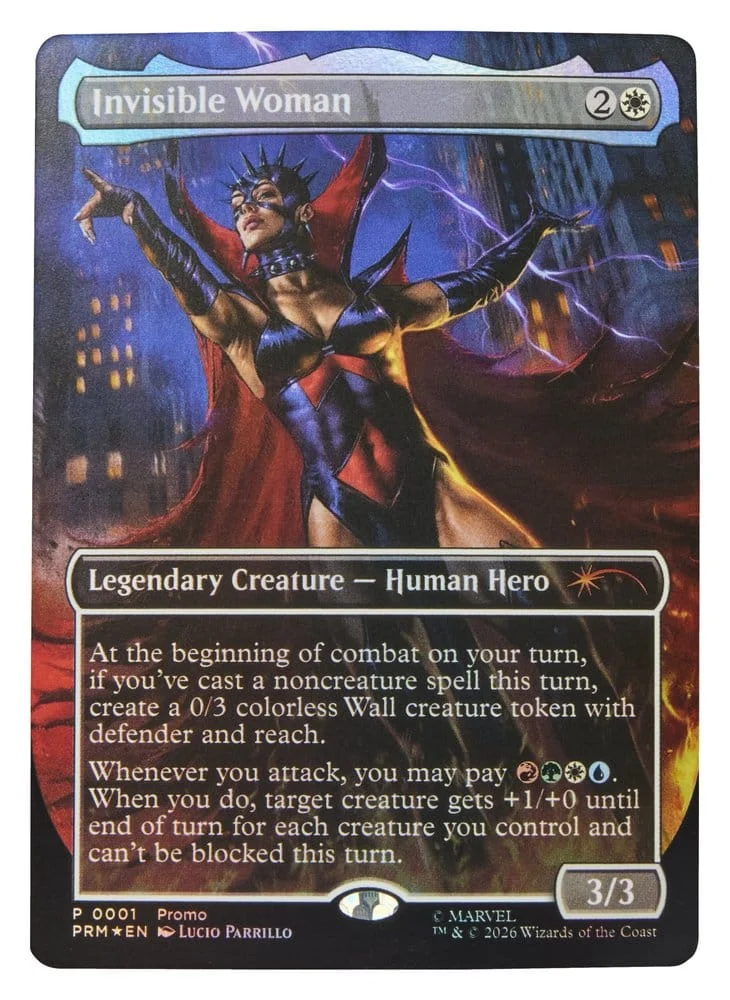 Marvel Legends Magic: The Gathering Marvel Super Heroes Malice (Sue Storm) Figur 15 cm 5 Hasbro Magic The Gathering: Marvel Super Heroes Marvel Legends Action Figure Fantastic Four Malice (Sue Storm) 15 cm bilde 7