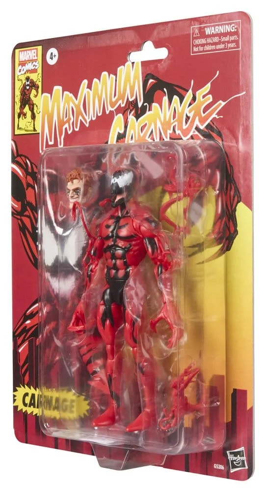 Marvel Legends Series Carnage Maximum Carnage Actionfigur 15 cm 10 Hasbro Maximum Carnage Marvel Legends Action Figure Carnage 15 cm bilde 11