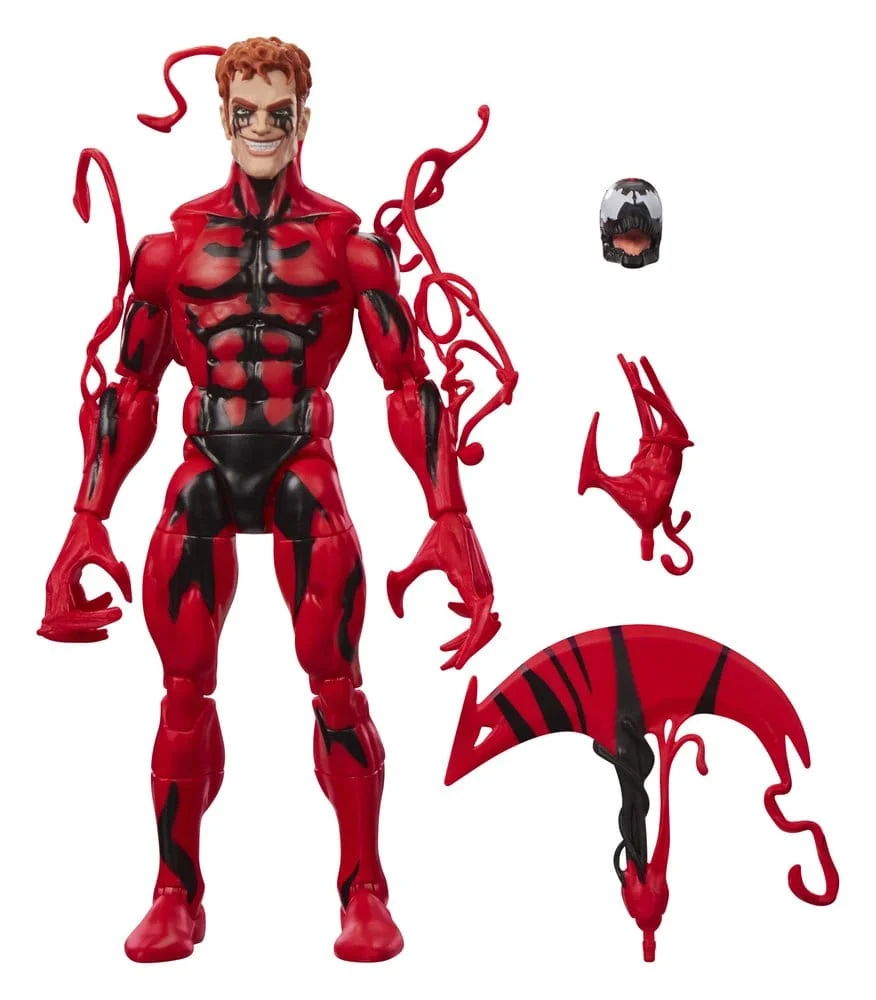 Marvel Legends Series Carnage Maximum Carnage Actionfigur 15 cm 8 Hasbro Maximum Carnage Marvel Legends Action Figure Carnage 15 cm bilde 9