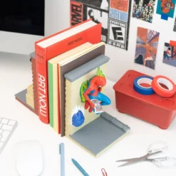 Marvel Spider-Man Bokstøtter 12 cm 7 Grupo Erik Marvel Bookends Spider-Man 12 cm bilde 3