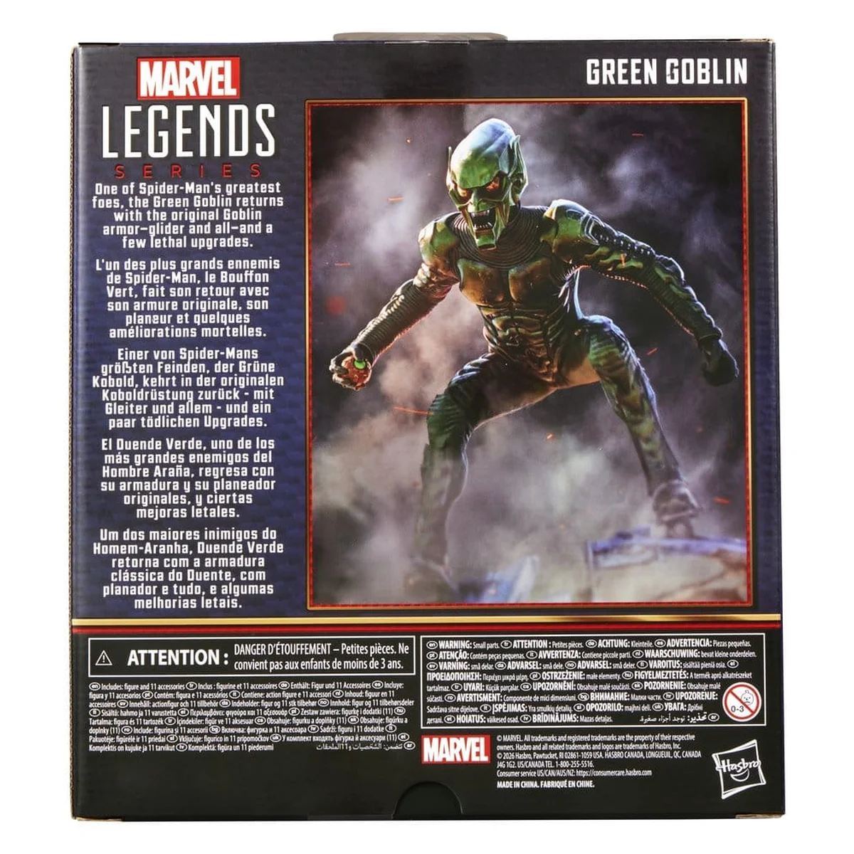 Spider-Man: No Way Home Marvel Legends Action Figure Green Goblin 15 cm 2 Hasbro Spider-Man: No Way Home Marvel Legends Action Figure Green Goblin 15 cm bilde 2