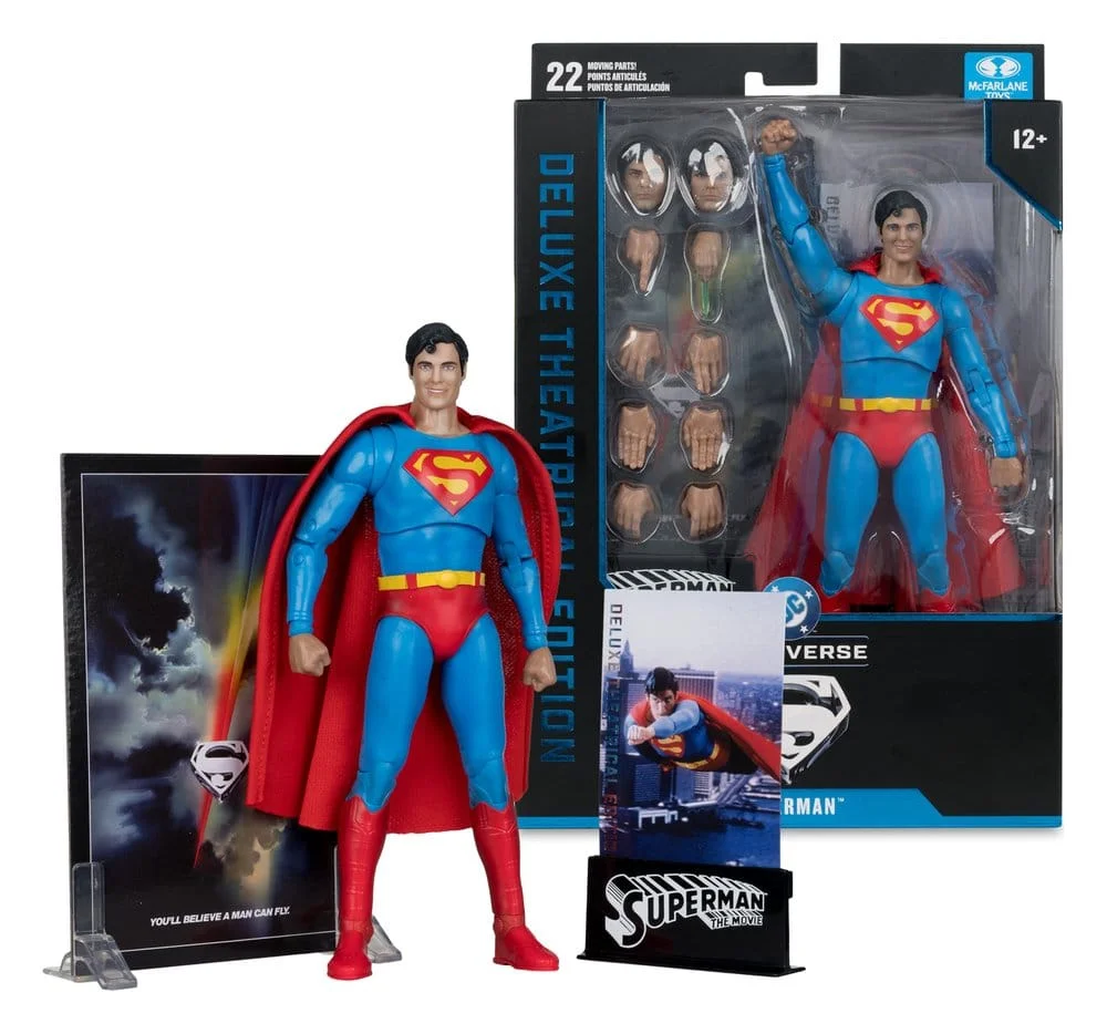 McFarlane DC Superman 1978 Deluxe Theatrical Edition 18cm actionfigur 5 McFarlane DC Superman 1978 Deluxe Theatrical Edition 18cm actionfigur