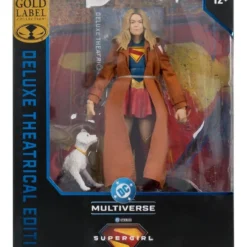 McFarlane Toys Supergirl (2026) DC Theatrical Deluxe Edition Action Figure Supergirl & Krypto (Gold Label) 17 cm bilde 6
