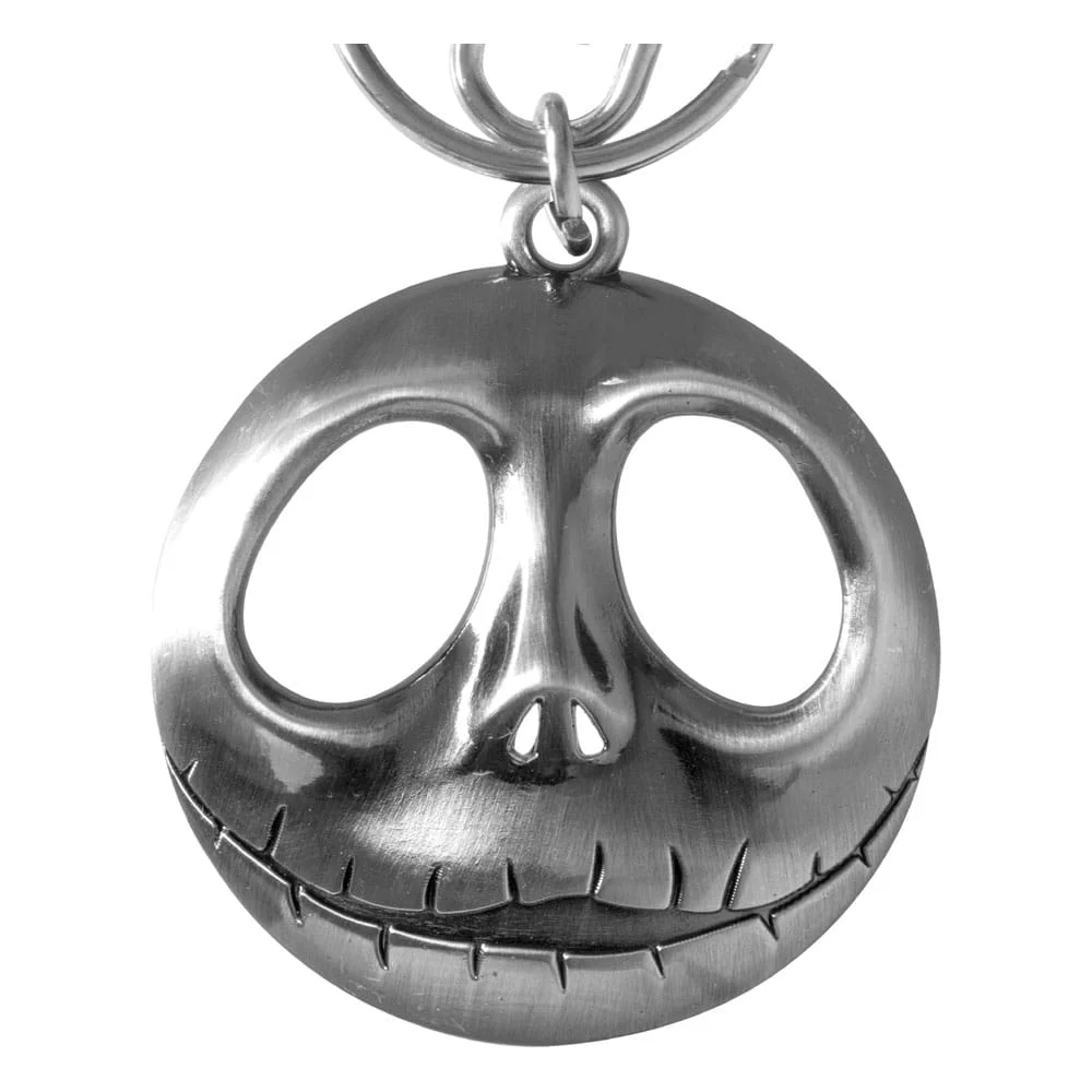Nightmare before Christmas Metal Keychain Jack Head with Bow 1 Monogram Int. Nightmare before Christmas Metal Keychain Jack Head with Bow