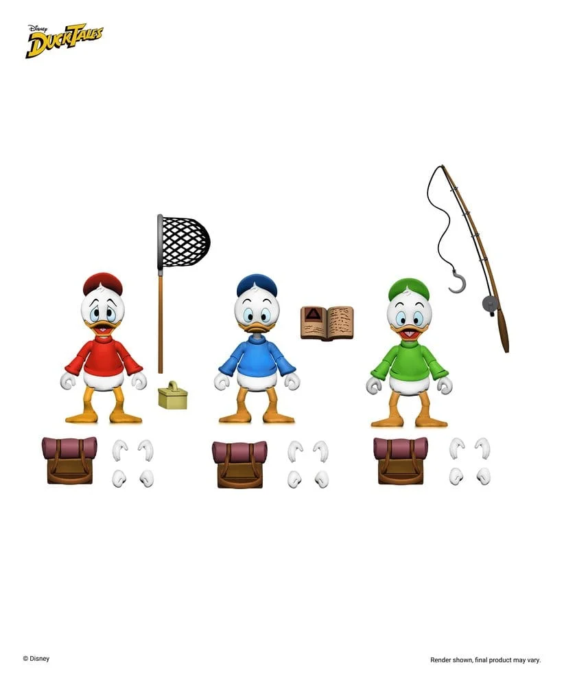 DuckTales Ultimate Action Figures 3-Pack Huey, Dewey, and Louie 18 cm 8 NECA DuckTales Ultimate Action Figures 3-Pack Huey, Dewey, and Louie 18 cm bilde 8