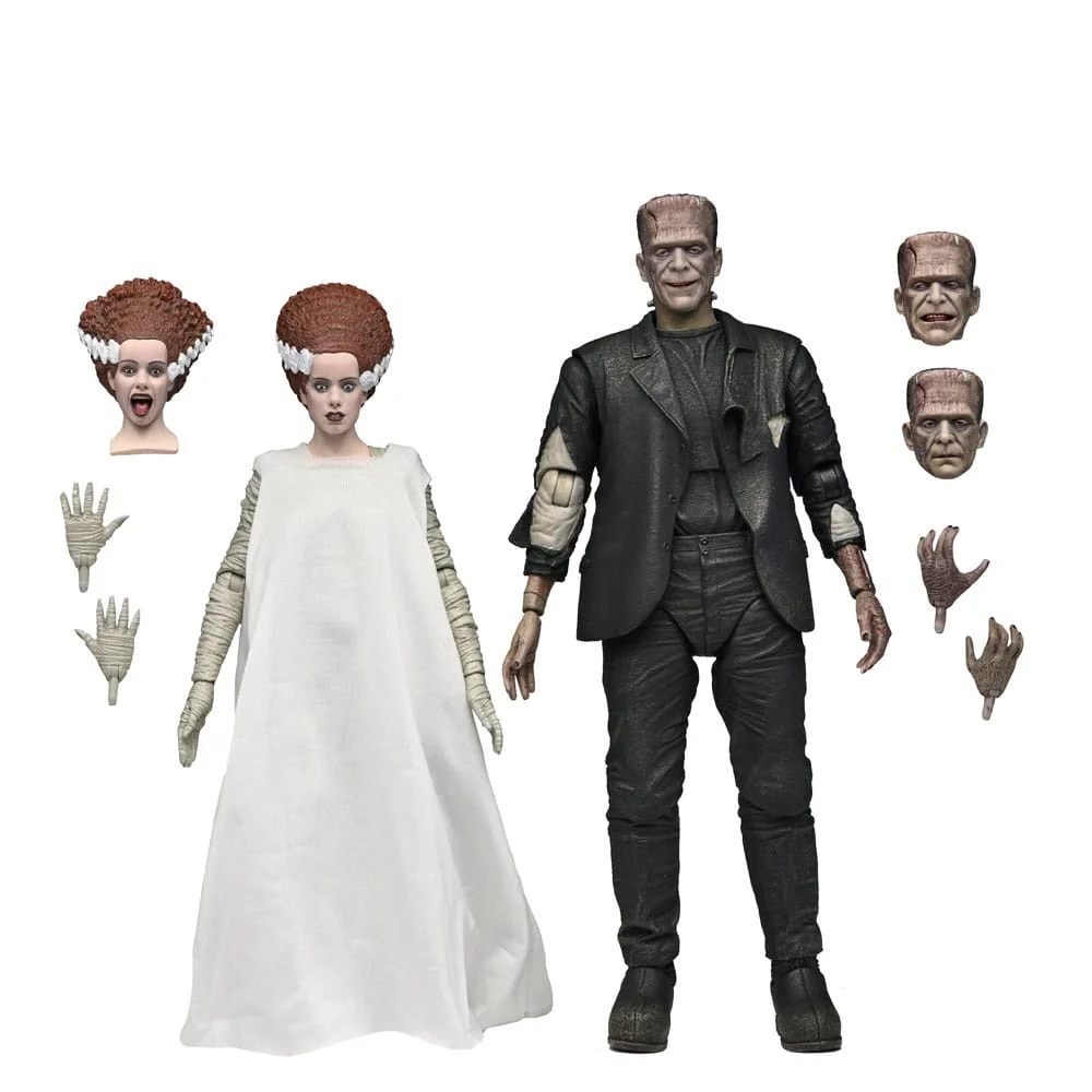 NECA Universal Monsters Bride of Frankenstein 90th Anniversary 2-Pack 18cm actionfigurer 2 NECA Universal Monsters Bride of Frankenstein 90th Anniversary 2-Pack 18cm actionfigurer