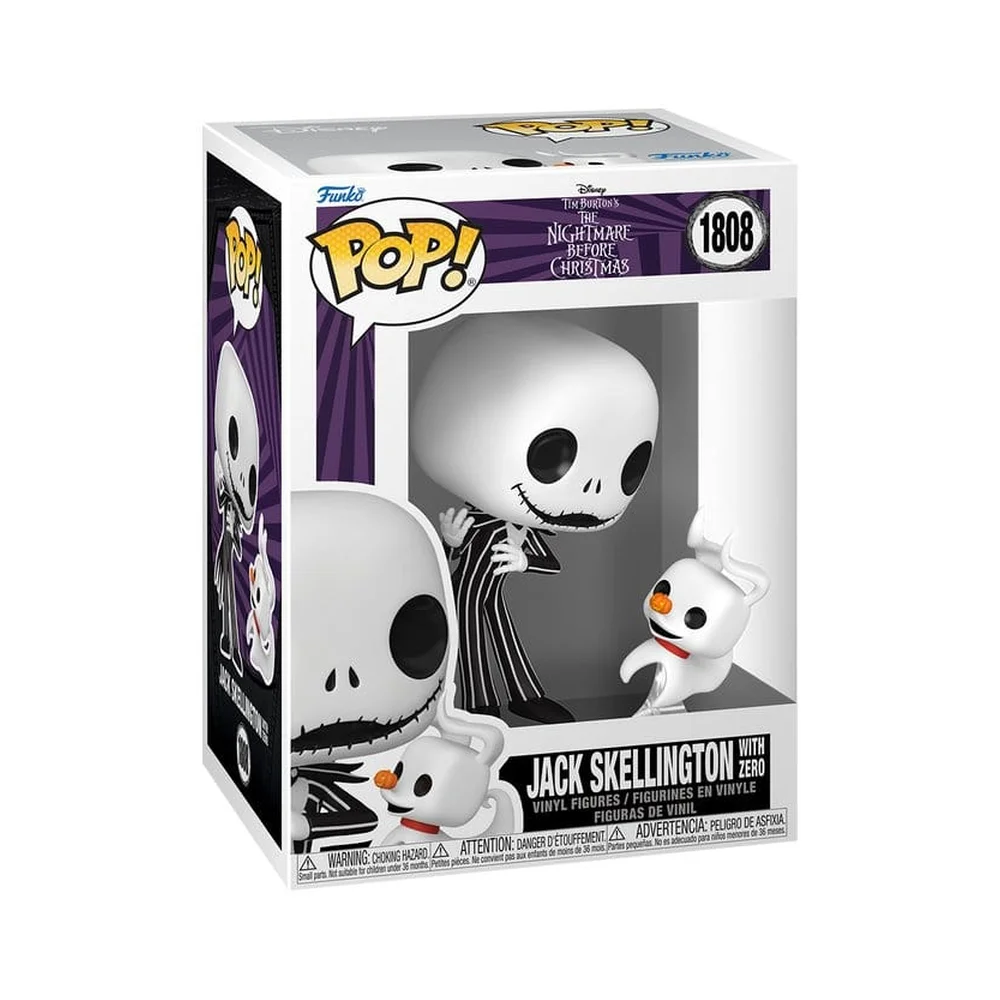 The Nightmare Before Christmas Funko POP! & Buddy Jack & Zero Vinylfigur 9 cm 2 Funko The Nightmare Before Christmas POP! & Buddy Vinyl Figure Jack & Zero 9 cm bilde 2