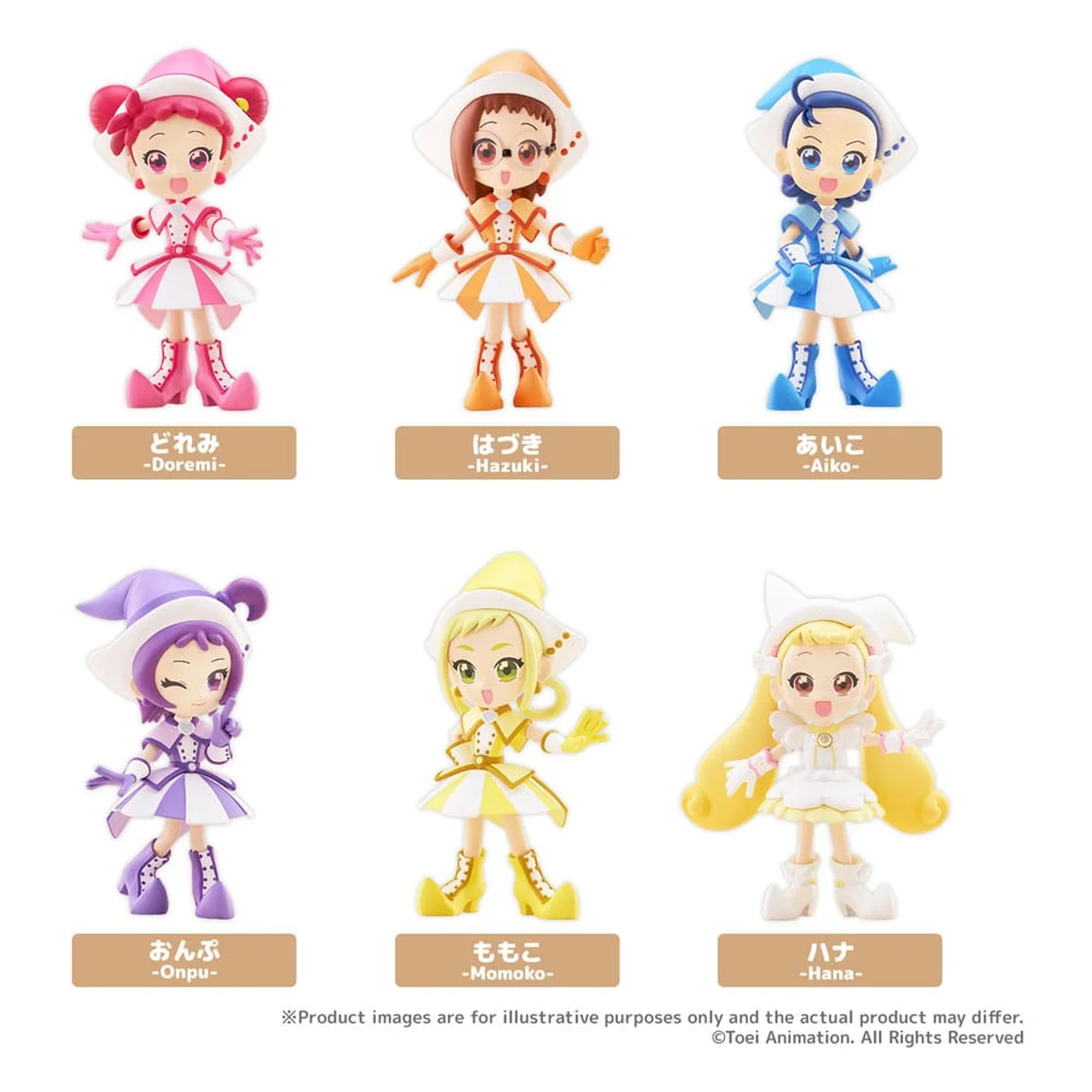 Ojamajo Doremi "Dokkan!" PalVerse PVC-figur 9 cm Blind Box 1 Ojamajo Doremi "Dokkan!" PalVerse PVC-figur 9 cm Blind Box
