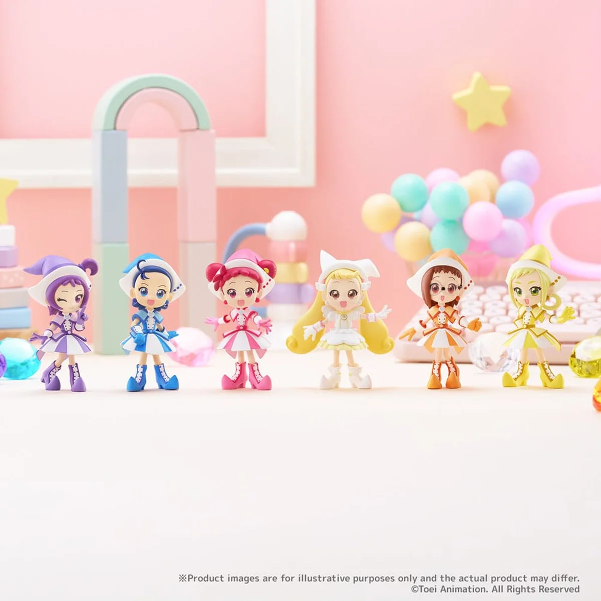 Ojamajo Doremi "Dokkan!" PalVerse PVC-figur 9 cm Blind Box 2 Ojamajo Doremi "Dokkan!" PalVerse PVC-figur 9 cm Blind Box