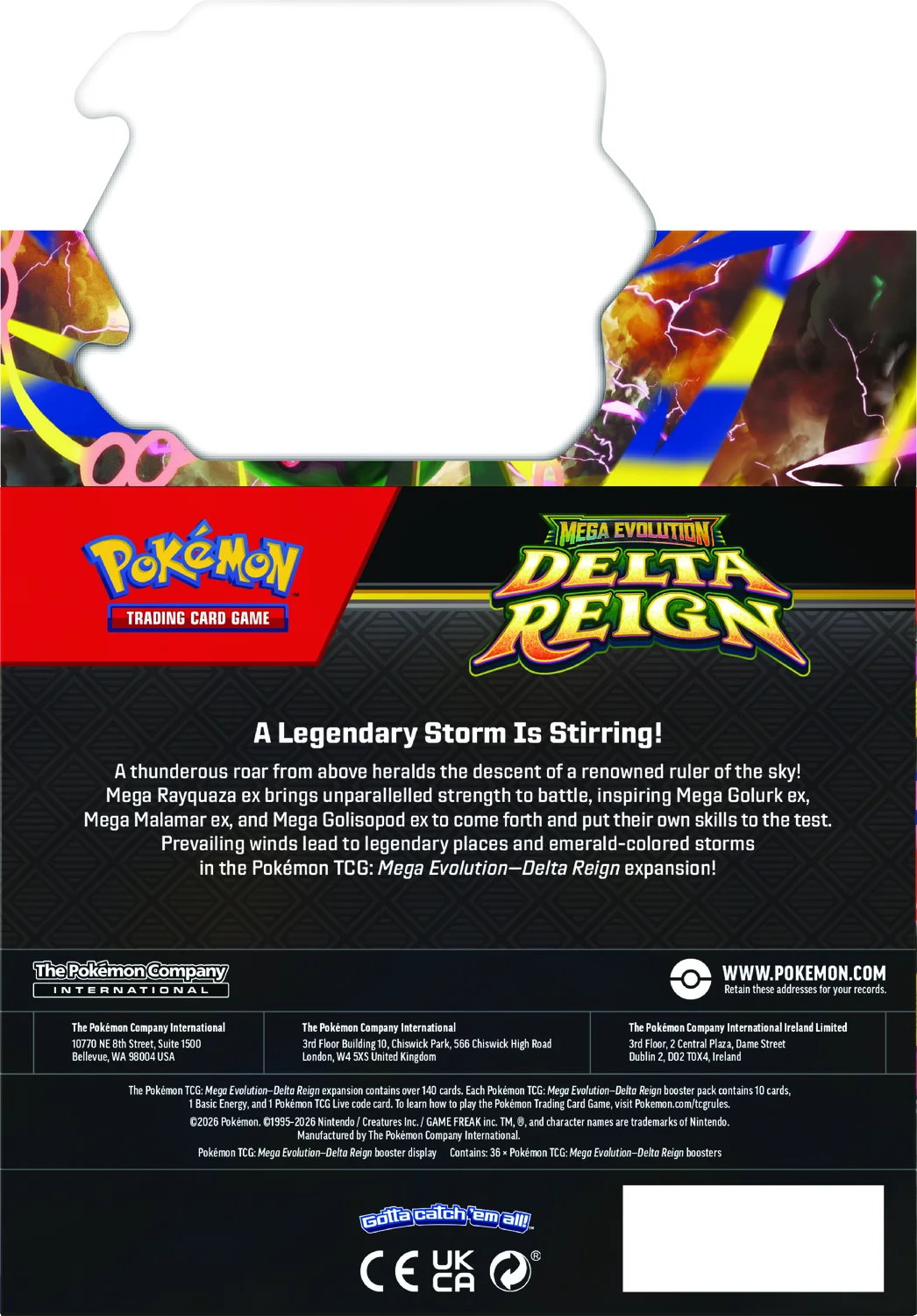Pokemon TCG Mega Evolution Delta Reign Booster Box (36 Packs) 9 Pokemon TCG Mega Evolution Delta Reign Booster Box (36 Packs)
