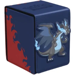 Ultra Pro Pokemon Alcove Flip Deck Box – Mega Charizard X
