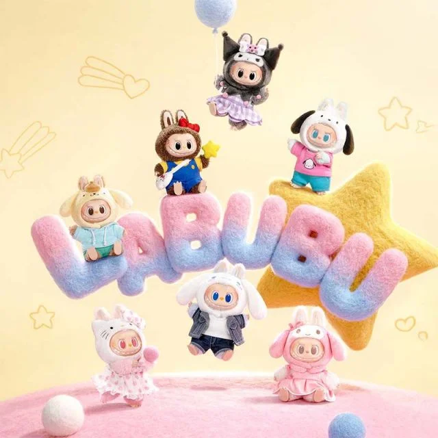 POP MART Labubu THE MONSTERS Hello Kitty blindbox 6 POP MART Labubu THE MONSTERS Hello Kitty blindbox