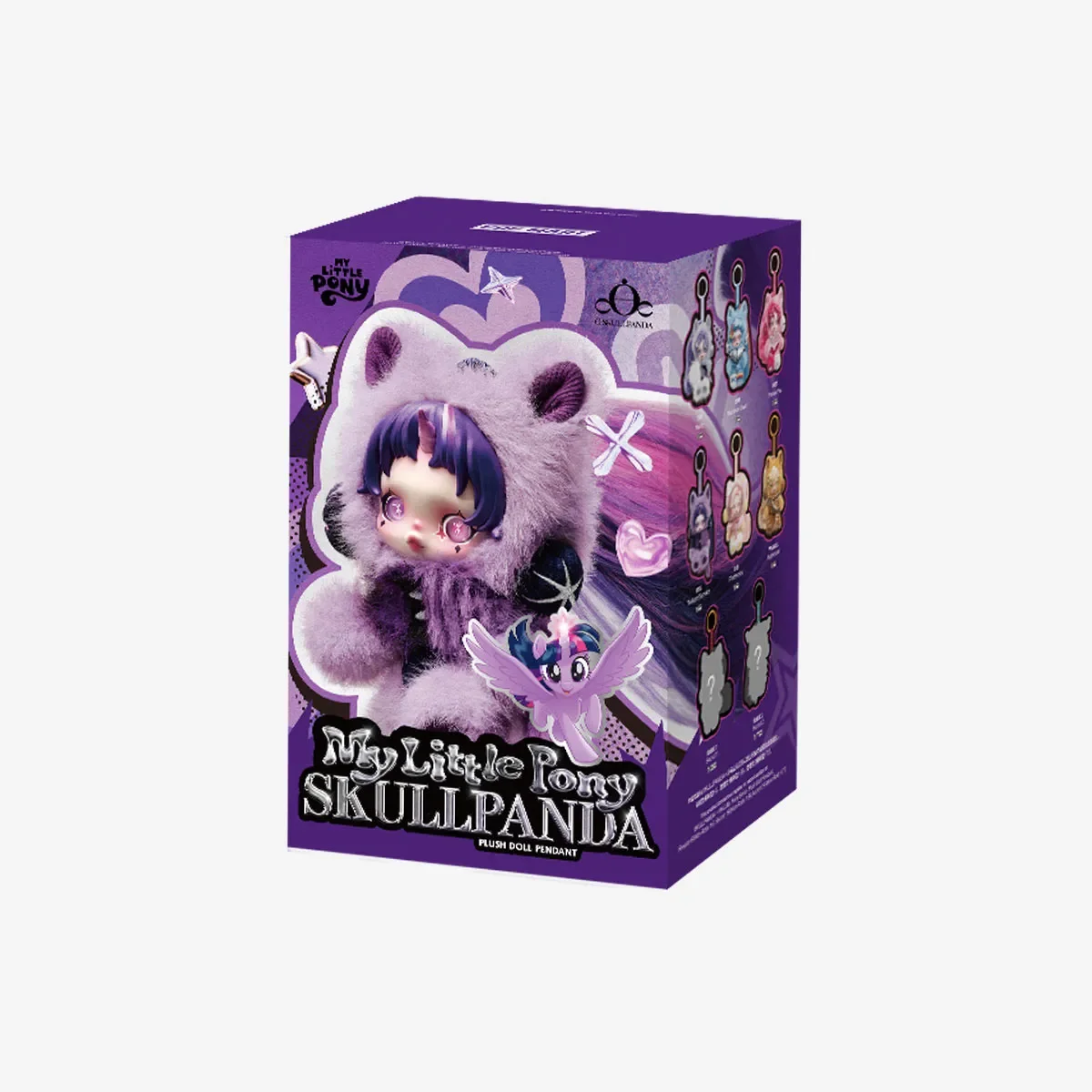 Pop Mart SKULLPANDA × My Little Pony Plush Doll Pendant blind box 1 Pop Mart SKULLPANDA × My Little Pony Plush Doll Pendant blind box