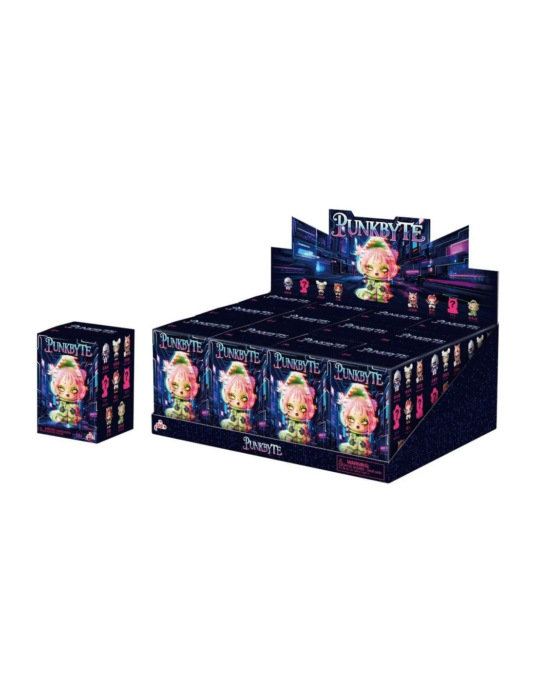Punkbyte Mini-Figures Blind Box - 1 Box 1 Punkbyte Mini-Figures Blind Box