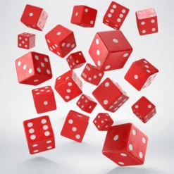 Q Workshop Dice Set Full Pack D6 Red (20) 8 Q Workshop Q Workshop Dice Set Full Pack D6 Red (20) bilde 4