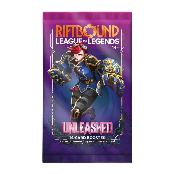 Riftbound League of Legends TCG Unleashed Booster Pack 1 Riftbound League of Legends TCG Unleashed Booster Pack