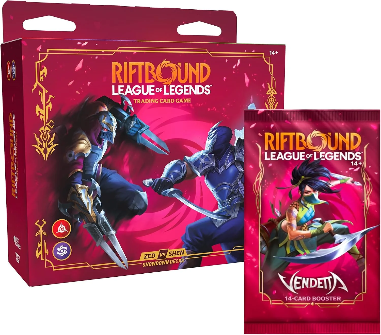 Riftbound League of Legends TCG Vendetta Showdown Deck Zed vs Shen 2 Riftbound League of Legends TCG Vendetta Showdown Deck Zed vs Shen