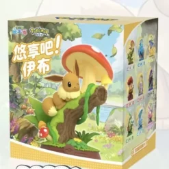 Ha Det Gøy med KanonCon 6 Funism Pokemon Eevee Forest Adventure Series 3 blind box figur