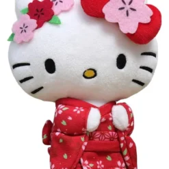 Sakami Merchandise Sanrio Plush Figure Hello Kitty Kimono Version 22 cm