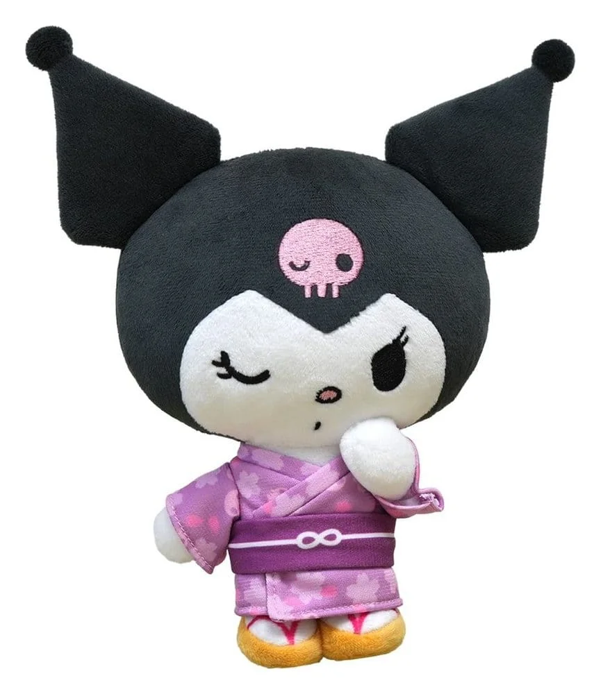 Sanrio Plush Figure Kuromi Kimono Version 22 cm 1 Sakami Merchandise Sanrio Plush Figure Kuromi Kimono Version 22 cm