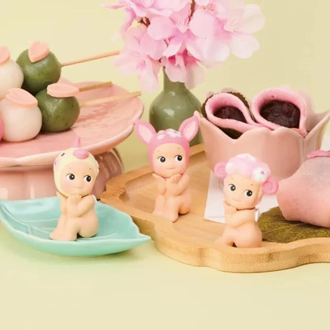 Sonny Angel Cherry Blossom Hanami Edition blind box minifigur 4 Sonny Angel Cherry Blossom Hanami Edition blind box minifigur