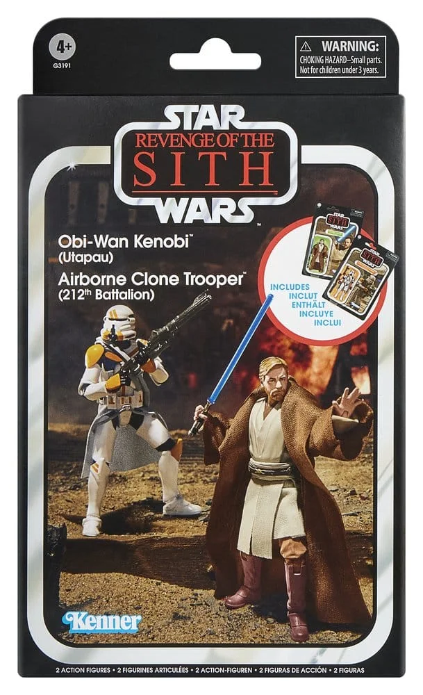 Star Wars Episode III Vintage Collection Action Figure 2-Pack Obi-Wan Kenobi & Airborne Clone Trooper 10 cm 3 Star Wars Episode III Vintage Collection Action Figure 2-Pack Obi-Wan Kenobi & Airborne Clone Trooper 10 cm