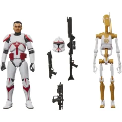 Star Wars: Battlefront II Black Series Action Figure 2-Pack Phase I Assault Trooper & Battle Droid Officer 15 cm