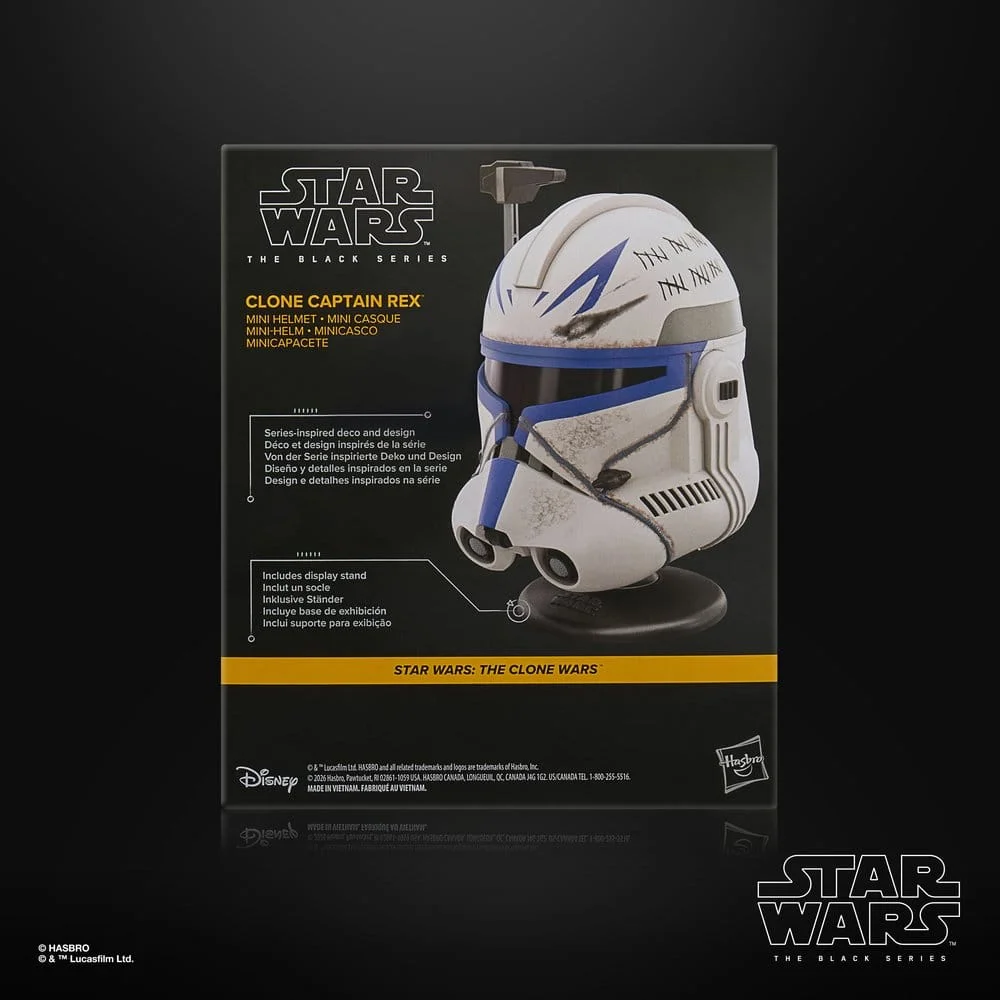 Star Wars: The Clone Wars Black Series Mini Helmet Clone Captain Rex 15 cm 7 Hasbro Star Wars: The Clone Wars Black Series Mini Helmet Clone Captain Rex 15 cm bilde 6