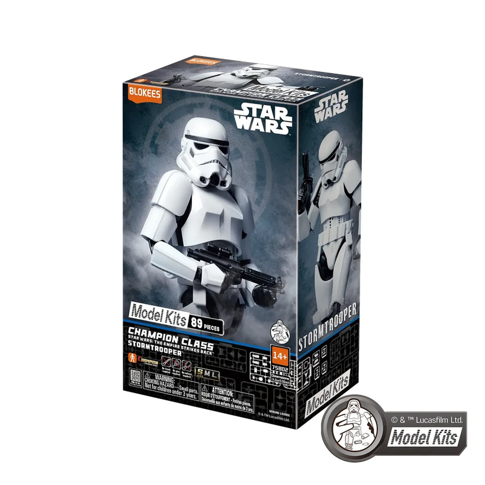 Star Wars - The Empire Strikes Back - Blokees Champion Class 02 Stormtrooper Model Kit 1 Star Wars - The Empire Strikes Back - Blokees Champion Class 02 Stormtrooper Model Kit