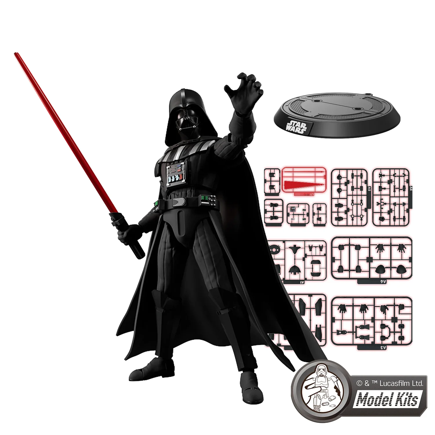 Star Wars - The Empire Strikes Back - Blokees Champion Class 01 Darth Vader Model Kit 4 Star Wars - The Empire Strikes Back - Blokees Champion Class 01 Darth Vader Model Kit