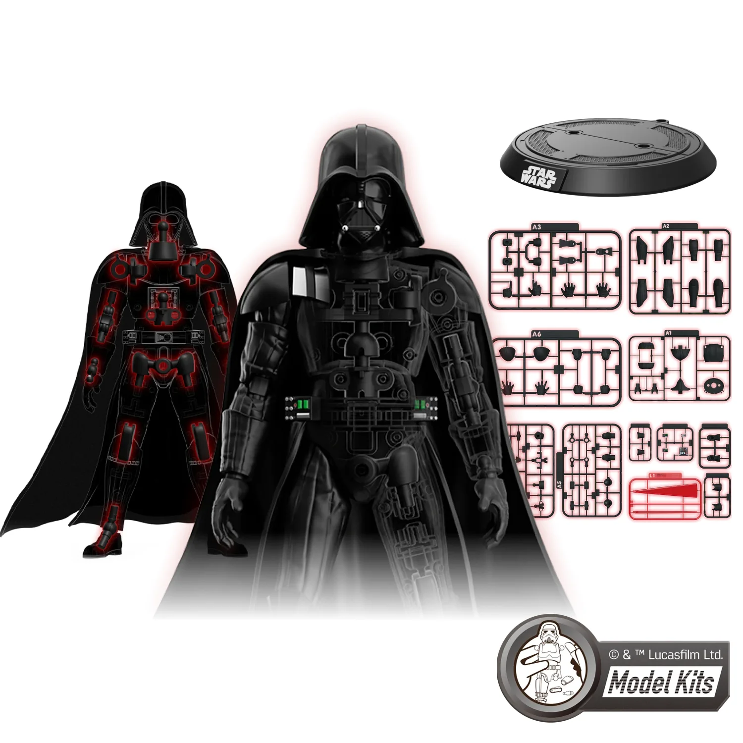 Star Wars - The Empire Strikes Back - Blokees Champion Class 01 Darth Vader Model Kit 5 Star Wars - The Empire Strikes Back - Blokees Champion Class 01 Darth Vader Model Kit