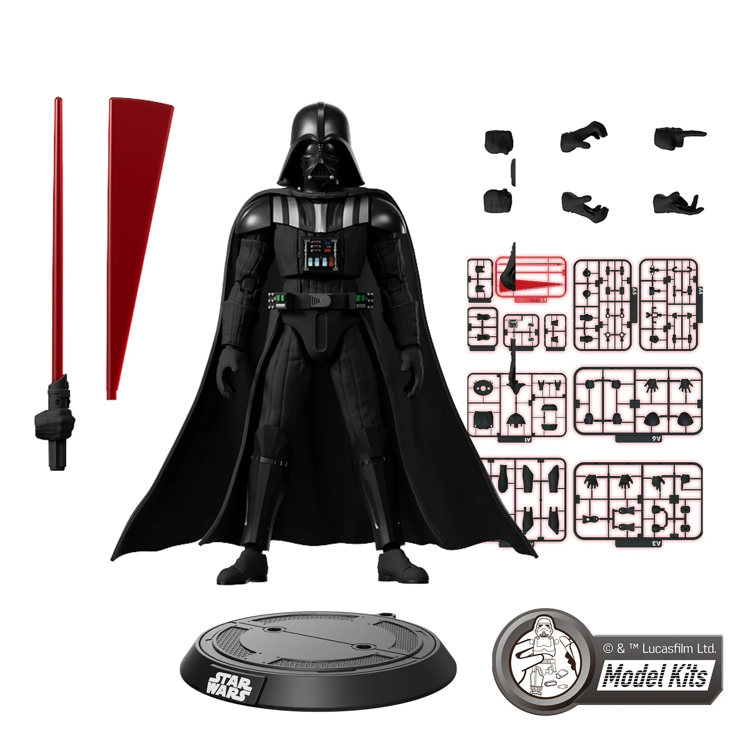 Star Wars - The Empire Strikes Back - Blokees Champion Class 01 Darth Vader Model Kit 6 Star Wars - The Empire Strikes Back - Blokees Champion Class 01 Darth Vader Model Kit