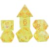 Dice Set Sharp Yellow Fairy (7)