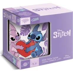 Ha Det Gøy med KanonCon 8 Stor Lilo & Stitch Mug Angel & Stitch Heart 325 ml bilde 2