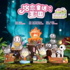 Ha Det Gøy med KanonCon 8 Studio Ghibli Healing Fairy Tale Kingdom blind box figursett