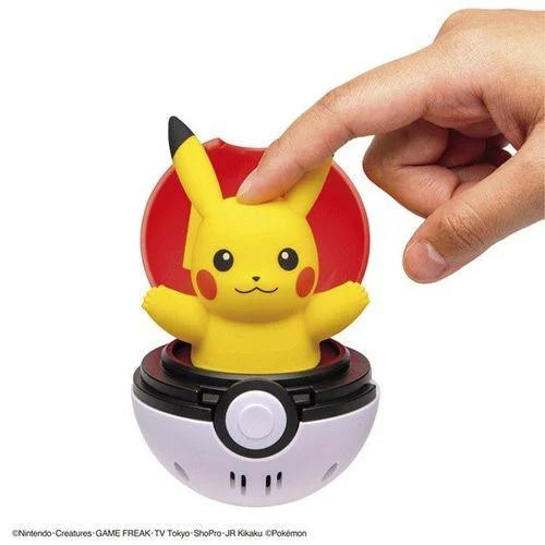 Takara Tomy Pokemon Pyokopunyu Pikachu popup Pokeball 3 Takara Tomy Pokemon Pyokopunyu Pikachu popup Pokeball