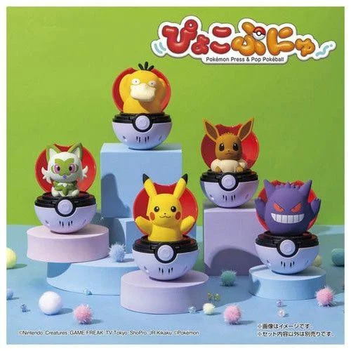Takara Tomy Pokemon Pyokopunyu Pikachu popup Pokeball 9 Takara Tomy Pokemon Pyokopunyu Pikachu popup Pokeball