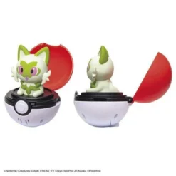 Takara Tomy Pokemon Pyokopunyu Sprigatito Popup Pokeball