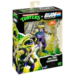 Teenage Mutant Ninja Turtles x G.I. Joe Crossover Classics Action Figure Donatello x Dial-Tone 12 cm