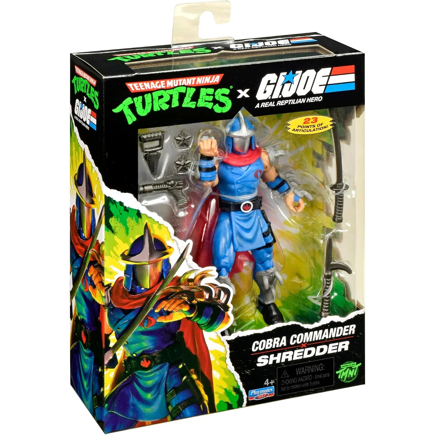 Teenage Mutant Ninja Turtles x G.I. Joe Crossover Classics Action Figure Shredder x Cobra Commander 12 cm 1 Teenage Mutant Ninja Turtles x G.I. Joe Crossover Classics Action Figure Shredder x Cobra Commander 12 cm