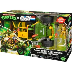 Teenage Mutant Ninja Turtles x G.I. Joe Crossover Classics Kjøretøy A.W.E. Shell-Striker med figur
