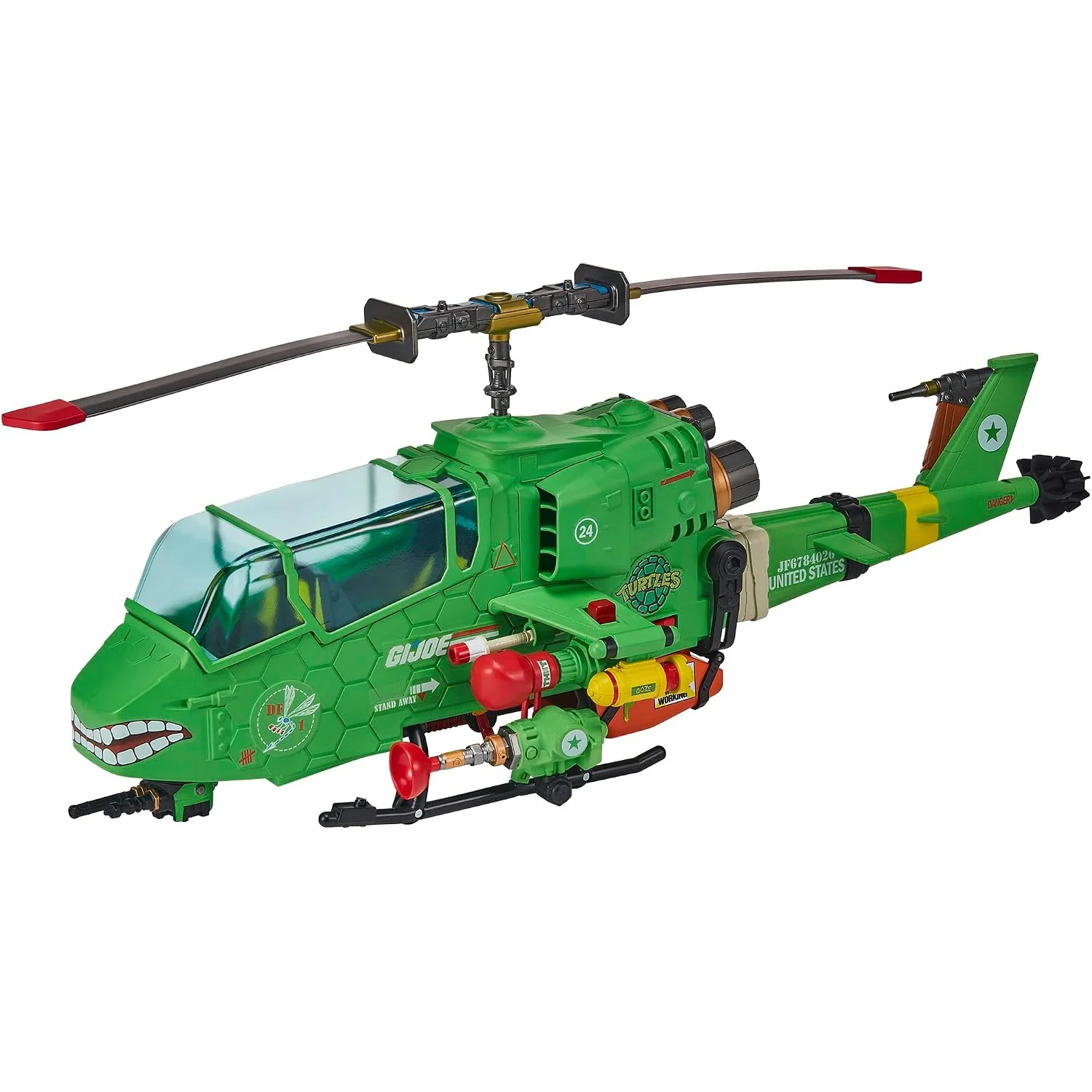 Teenage Mutant Ninja Turtles x G.I. Joe Crossover Classics Kjøretøy Turtle-Fly Copter 2 Teenage Mutant Ninja Turtles x G.I. Joe Crossover Classics Kjøretøy Turtle-Fly Copter