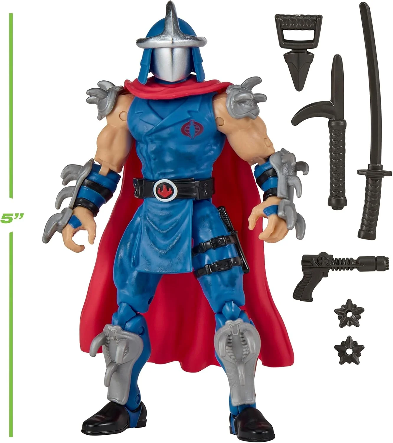 Teenage Mutant Ninja Turtles x G.I. Joe Crossover Classics Action Figure Shredder x Cobra Commander 12 cm 4 Teenage Mutant Ninja Turtles x G.I. Joe Crossover Classics Action Figure Shredder x Cobra Commander 12 cm