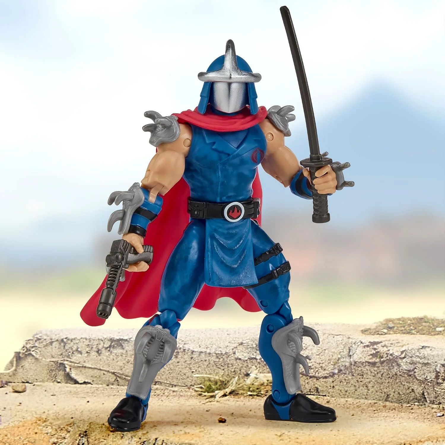 Teenage Mutant Ninja Turtles x G.I. Joe Crossover Classics Action Figure Shredder x Cobra Commander 12 cm 5 Teenage Mutant Ninja Turtles x G.I. Joe Crossover Classics Action Figure Shredder x Cobra Commander 12 cm