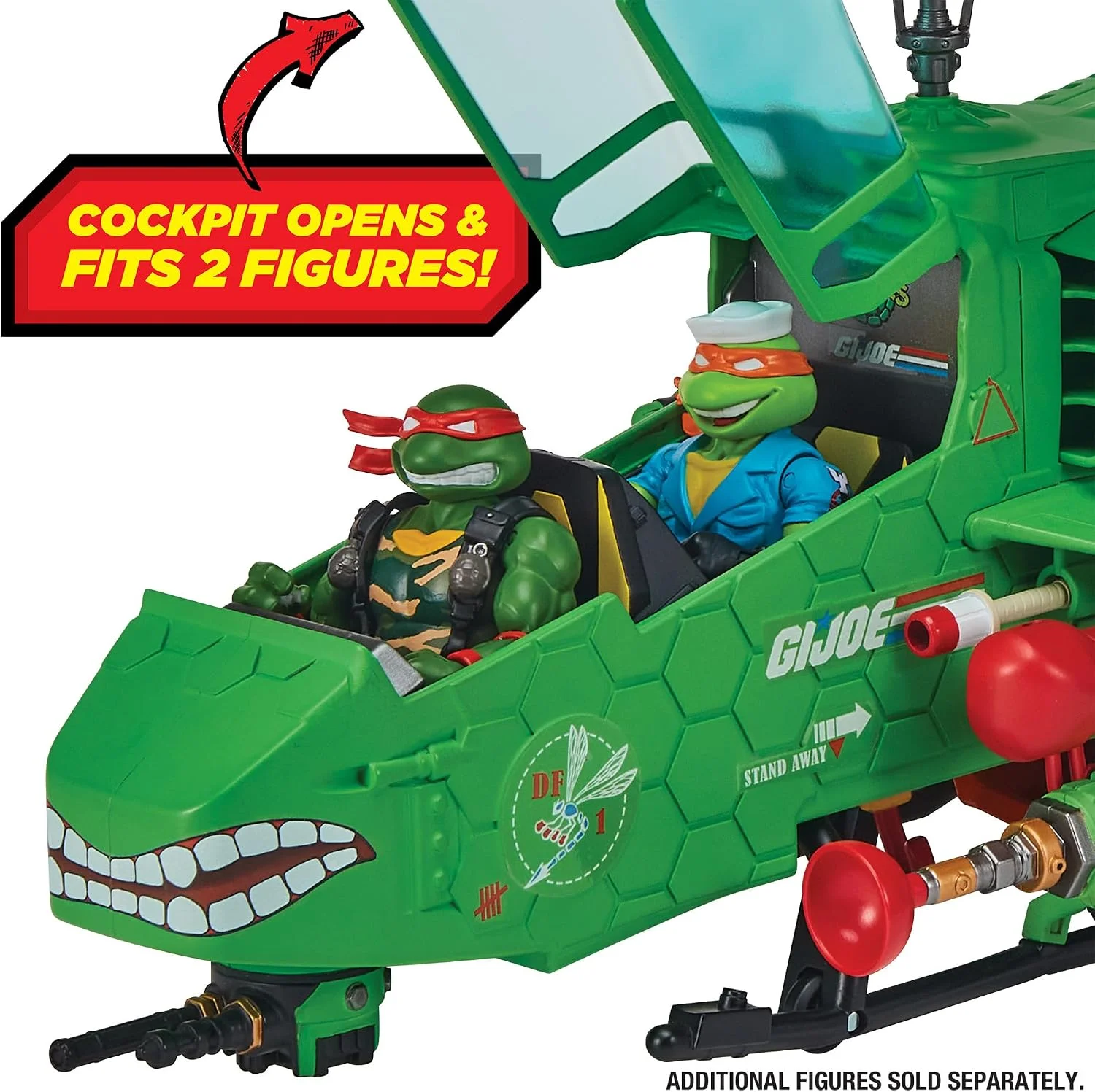 Teenage Mutant Ninja Turtles x G.I. Joe Crossover Classics Kjøretøy Turtle-Fly Copter 6 Teenage Mutant Ninja Turtles x G.I. Joe Crossover Classics Kjøretøy Turtle-Fly Copter