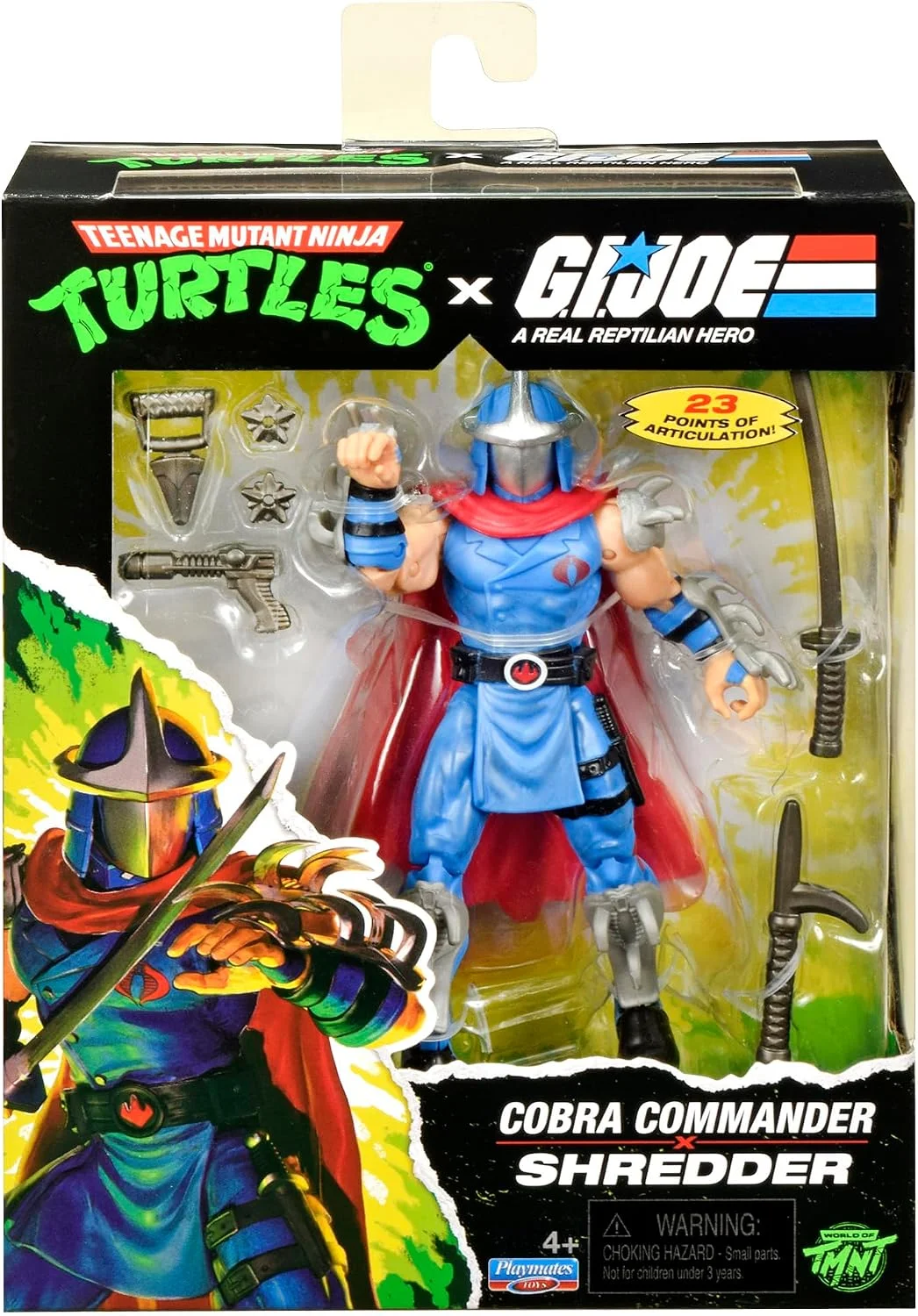 Teenage Mutant Ninja Turtles x G.I. Joe Crossover Classics Action Figure Shredder x Cobra Commander 12 cm 7 Teenage Mutant Ninja Turtles x G.I. Joe Crossover Classics Action Figure Shredder x Cobra Commander 12 cm